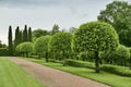 Manicured garden at Manor dÃ¢â¬â¢Eyrignac Royalty Free Stock Photo